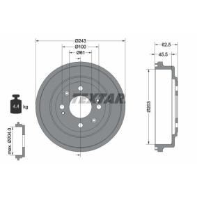 Acquista Tamburo freno da TEXTAR 94017600 a buon mercato per soli 50,32 €