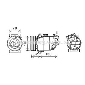 Klimakompressor DNK386 von PRASCO günstig für 801,51 € online kaufen
