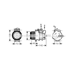 Compre Motor eléctrico, ventilador do habitáculo da PRASCO VW8353 a um preço baixo por 99,15 €