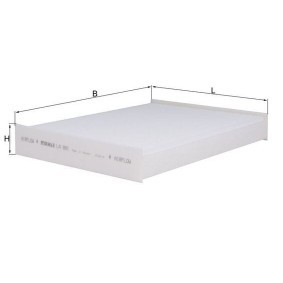 Innenraumfilter LA 891 von KNECHT günstig für 14,43 € online kaufen