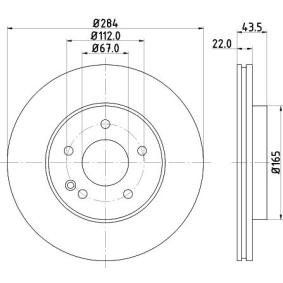 Bremsscheibe MDC741 von MINTEX günstig für 40,25 € online kaufen