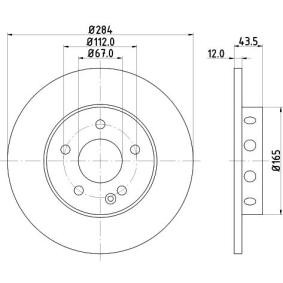 Bremsscheibe MDC806 von MINTEX günstig für 26,41 € online kaufen