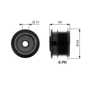 Acquista Dispositivo ruota libera alternatore da GATES OAP7083 a buon mercato per soli 78,69 €