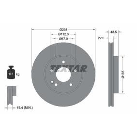 Bremsscheibe 92059403 von TEXTAR günstig für 36,31 € online kaufen