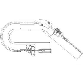 Kupplungsseil des Herstellers TEXTAR - Originalware Artikelnummer: 58006100