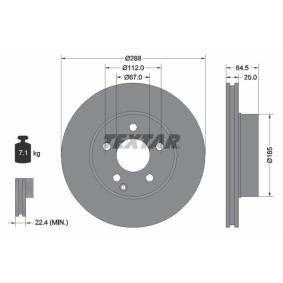 Bremsscheibe 92159603 von TEXTAR günstig für 52,55 € online kaufen