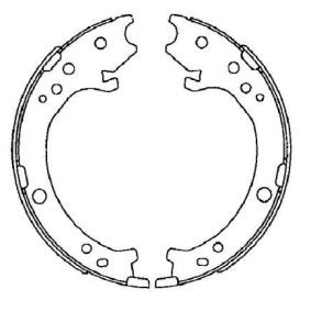 Bremsbackensatz, Feststellbremse 91072200 von TEXTAR günstig für 67,91 € online kaufen