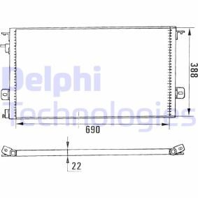 Comprar Condensador, aire acondicionado de DELPHI TSP0225135 a bajo precio de 150,37 €