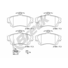 Achetez des Plaquettes de frein BRECK 21983 00 701 10 à prix pour 49,93 €