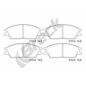 Achetez des Plaquettes de frein BRECK 21012 00 701 00 à prix pour 41,06 €