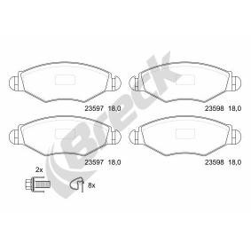 Achetez des Plaquettes de frein BRECK 23597 00 702 10 à prix pour 36,48 €