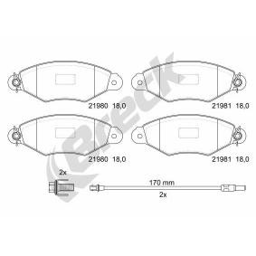 Achetez des Plaquettes de frein BRECK 21980 00 702 10 à prix pour 24,30 €