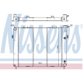 Kühler, Motorkühlung 60990 von NISSENS günstig für 113,39 € online kaufen