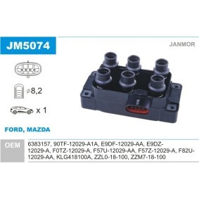 Acquista Bobina d'accensione da JANMOR JM5074 a buon mercato per soli 32,69 €