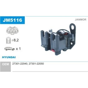 Zündspule JM5116 von JANMOR günstig für 65,76 € online kaufen