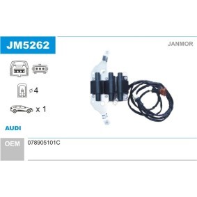 Zündspule für AUDI von JANMOR