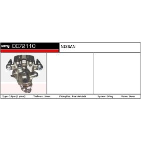 Bremssattel DC72110 von DELCO REMY günstig für 68,84 € online kaufen