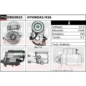Anlasser DRS3923 von DELCO REMY günstig für 903,98 € online kaufen