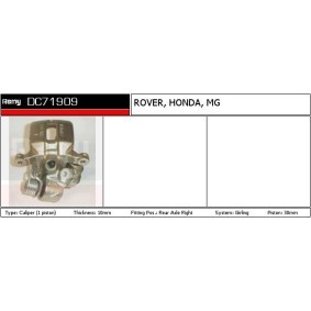 Bremssattel DC71909 von DELCO REMY günstig für 84,20 € online kaufen