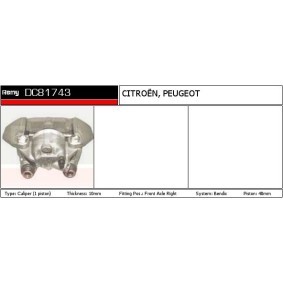 Bremssattel DC81743 von DELCO REMY günstig für 116,52 € online kaufen