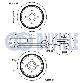Steuerkette 3451009 von RUVILLE günstig für 66,46 € online kaufen