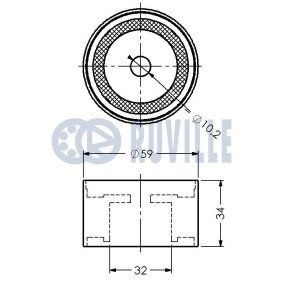 Steuerkette 3459003 von RUVILLE günstig für 44,13 € online kaufen