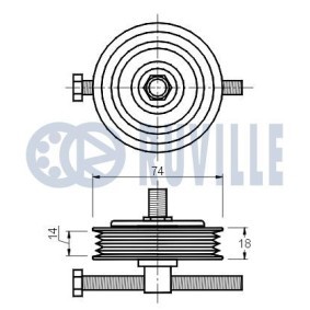 Compre Kit de cadena de distribución de RUVILLE online para 504 Break (D_, F_) a precios moderados