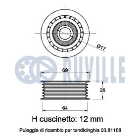 Generatorfreilauf 59959 von RUVILLE günstig für 75,00 € online kaufen