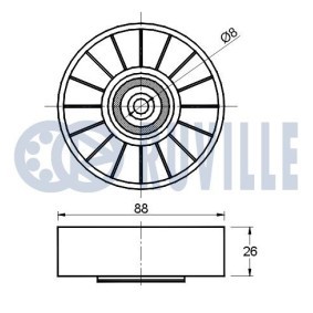 Radlagersatz 7715 von RUVILLE günstig für 53,49 € online kaufen
