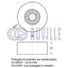 Rollensatz, Zahnriemen 5701050 von RUVILLE günstig für 303,61 € online kaufen