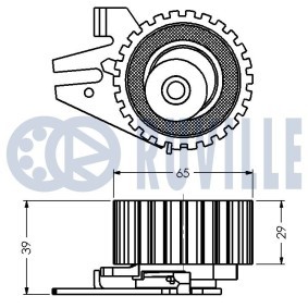 Radlagersatz 7434 von RUVILLE günstig für 29,62 € online kaufen