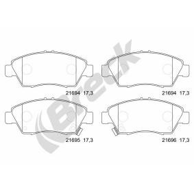 Achetez des Plaquettes de frein BRECK 21694 00 701 10 à prix pour 35,95 €