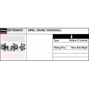 Osta Jarrusatula DELCO REMY:llä DC785833 edullisesti hintaan 163,25 €