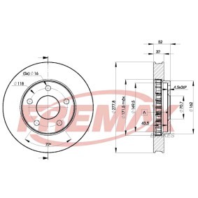 Bremsscheibe für CHEVROLET von FREMAX