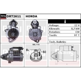 Köp Startmotor av DELCO REMY DRT2611 till det låga priset 2268,86 kr