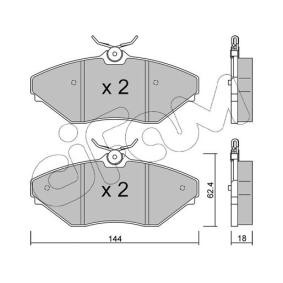 Achetez des Plaquettes de frein CIFAM 822-887-0 à prix pour 82,68 €