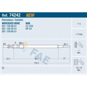 Glühkerze 74242 von FAE günstig für 31,27 € online kaufen