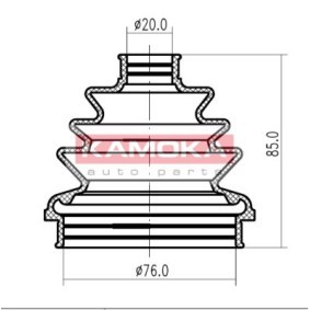 Acquista Cuffia semiasse da KAMOKA 1146252 a buon mercato per soli 2,59 €