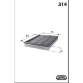 Luftfilter P408 von MISFAT günstig für 12,77 € online kaufen