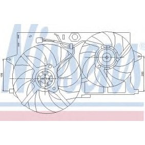 Kühlerlüfter 85004 von NISSENS günstig für 444,88 € online kaufen