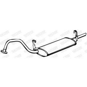 Compre Panela de escape de WALKER online para CARINA (TA4L, TA6_L) a preços moderados