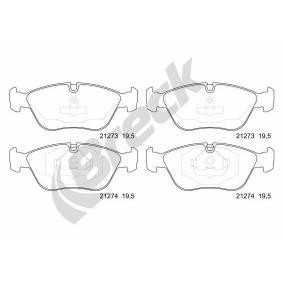 Achetez des Plaquettes de frein BRECK 21273 00 701 00 à prix pour 28,22 €