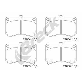 Achetez des Plaquettes de frein BRECK 21654 00 702 10 à prix pour 36,23 €