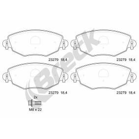 Achetez des Plaquettes de frein BRECK 23279 00 701 10 à prix pour 45,27 €