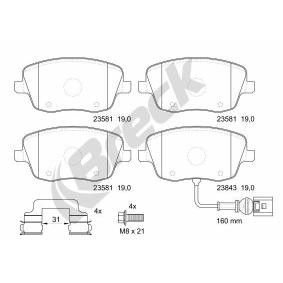 Achetez des Plaquettes de frein BRECK 23581 00 702 10 à prix pour 47,63 €