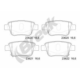 Achetez des Plaquettes de frein BRECK 23620 00 702 10 à prix pour 41,55 €