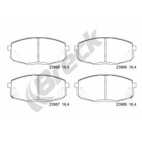 Achetez des Plaquettes de frein BRECK 23966 00 701 10 à prix pour 43,00 €
