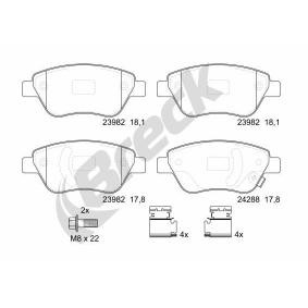 Achetez des Plaquettes de frein BRECK 23982 00 702 10 à prix pour 41,92 €