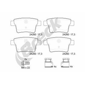 Achetez des Plaquettes de frein BRECK 24260 00 704 00 à prix pour 34,28 €