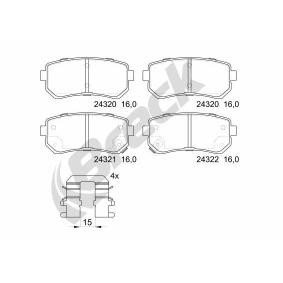 Achetez des Plaquettes de frein BRECK 24320 00 704 10 à prix pour 40,48 €